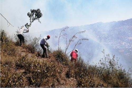 17 focos de calor en Huánuco en medio de vientos intensos y alta radiación solar