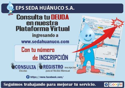 Seda Huánuco entrega recibos digitales a usuarios