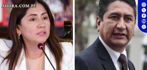 Investigan a Kelly Portalatino por presunto encubrimiento a Vladimir Cerrón