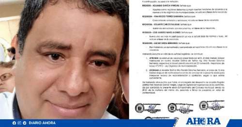 Regidores por unanimidad vacan al alcalde de Baños, Kiko Sánchez