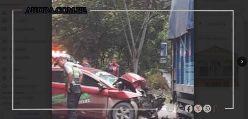Conductor invadió carril y provoca aparatoso accidente con múltiples heridos
