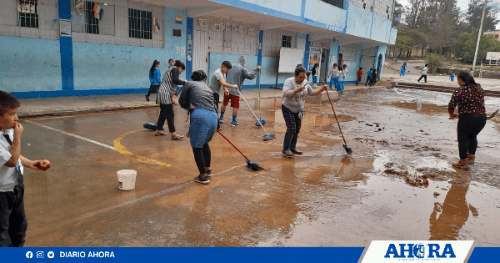 Fuertes lluvias afectaron 11 instituciones educativas de Huánuco, Amarilis y Pillco Marca