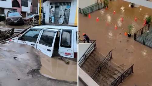 Arequipa: desborde de quebradas inunda Terminal Terrestre y deja al menos dos fallecidos