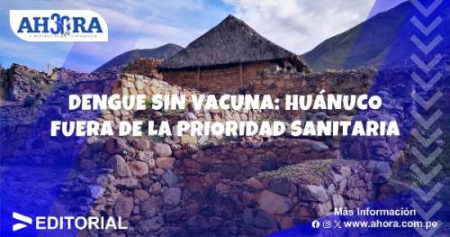 Dengue sin vacuna: Huánuco fuera de la prioridad sanitaria