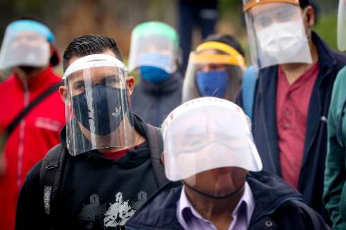 Protector facial será obligatorio para ingresar a centros comerciales