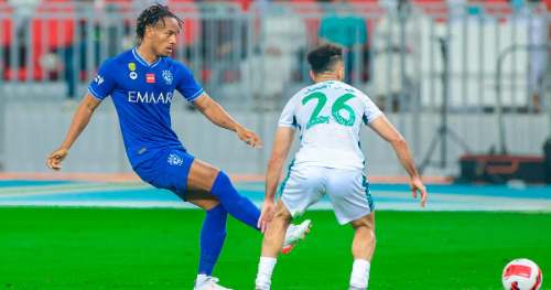 André Carrillo jugó algunos minutos en el empate del Al-Hilal