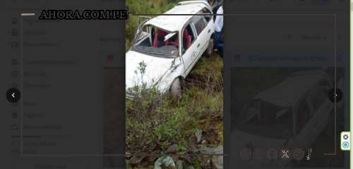 Despiste vehicular en Chacayán deja tres heridos graves