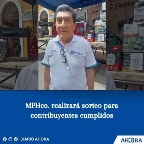 MPHco. realizará sorteo para contribuyentes cumplidos