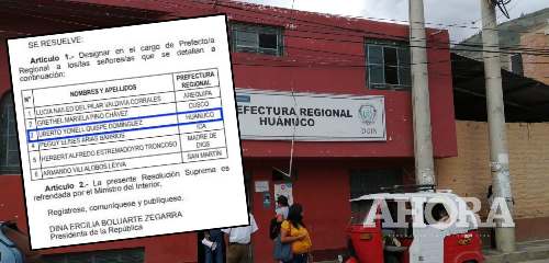 Designan a Uberto Yonell Quispe Domínguez como Prefecto Regional de Huánuco