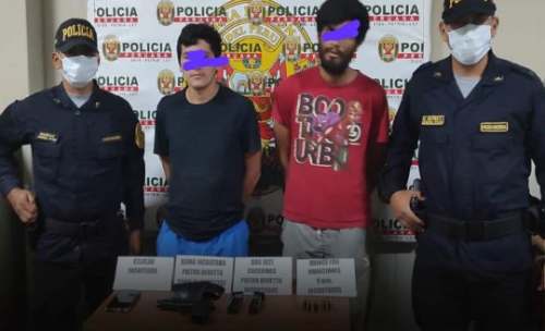 Dos sujetos caen con arma de fuego en Monzón