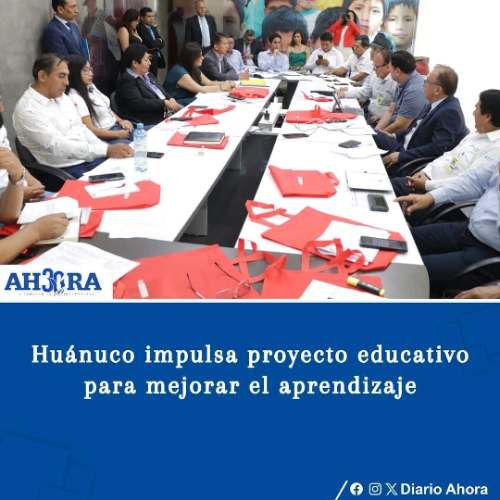 Huánuco impulsa proyecto educativo para mejorar el aprendizaje