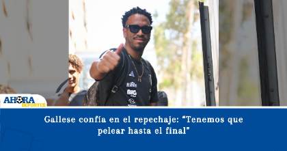 Gallese confía en el repechaje: “Tenemos que pelear hasta el final”