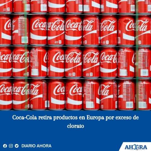 Coca-Cola retira productos en Europa por exceso de clorato