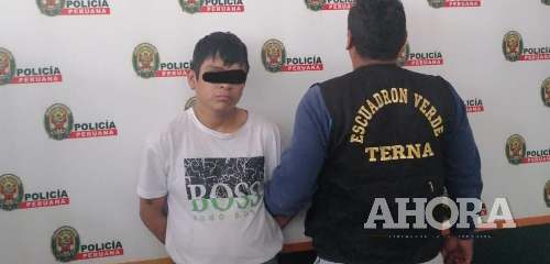 Requisitoriado por hurto agravado paseaba por el parque Daniel Alomia Robles