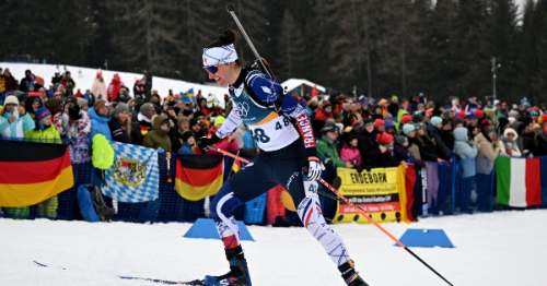 Simon se retira de la persecución biatlón Invierno 2026