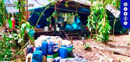 Mega laboratorio de cocaína desmantelado en Oxapampa