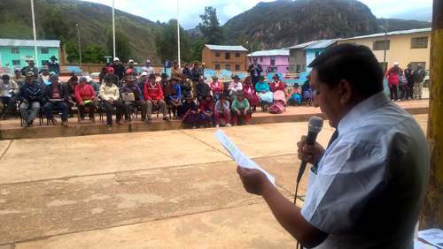 El alcalde de San Francisco de Asís realizó asamblea pública