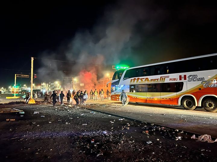 La Libertad: Tres tramos de la Panamericana y cuatro vías a la sierra permanecen bloqueadas