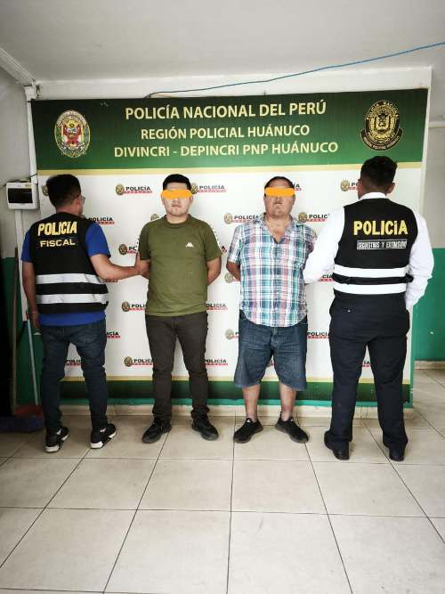 Dos sujetos detenidos por robar una gallina en Ambo