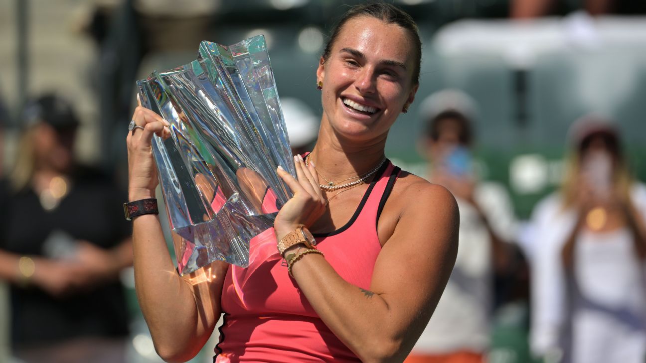 Sabalenka, campeona de Indian Wells tras vencer a Rybakina