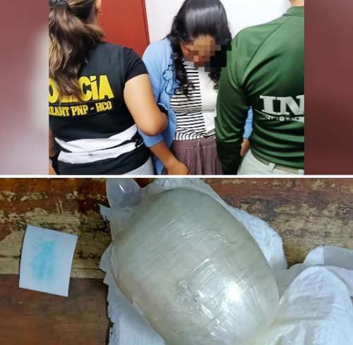 Intervienen a mujer por presunto intento de ingreso de droga al penal de Potracancha