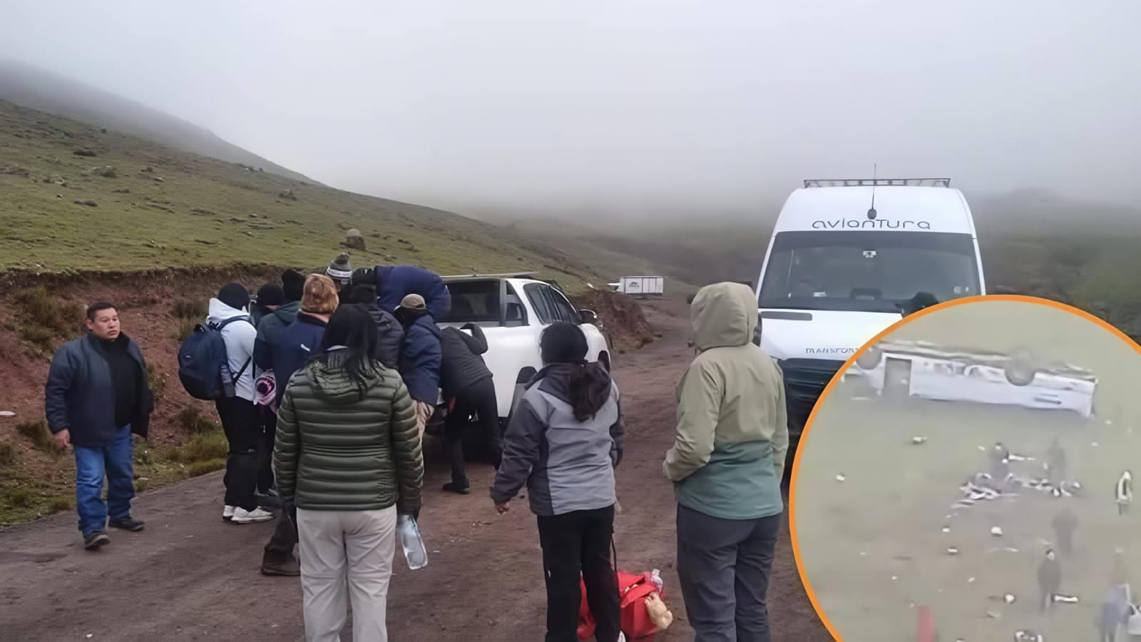 Siete turistas fallecen y 20 resultan heridos tras accidente en ruta al nevado Rajuntay