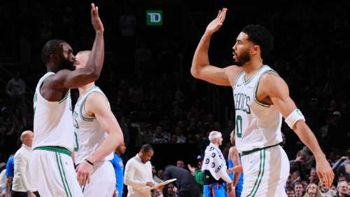Celtics frenan al Thunder: primera derrota en un mes