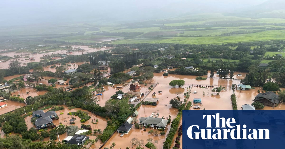 Hawái ordena evacuación por las peores inundaciones en más de 20 años