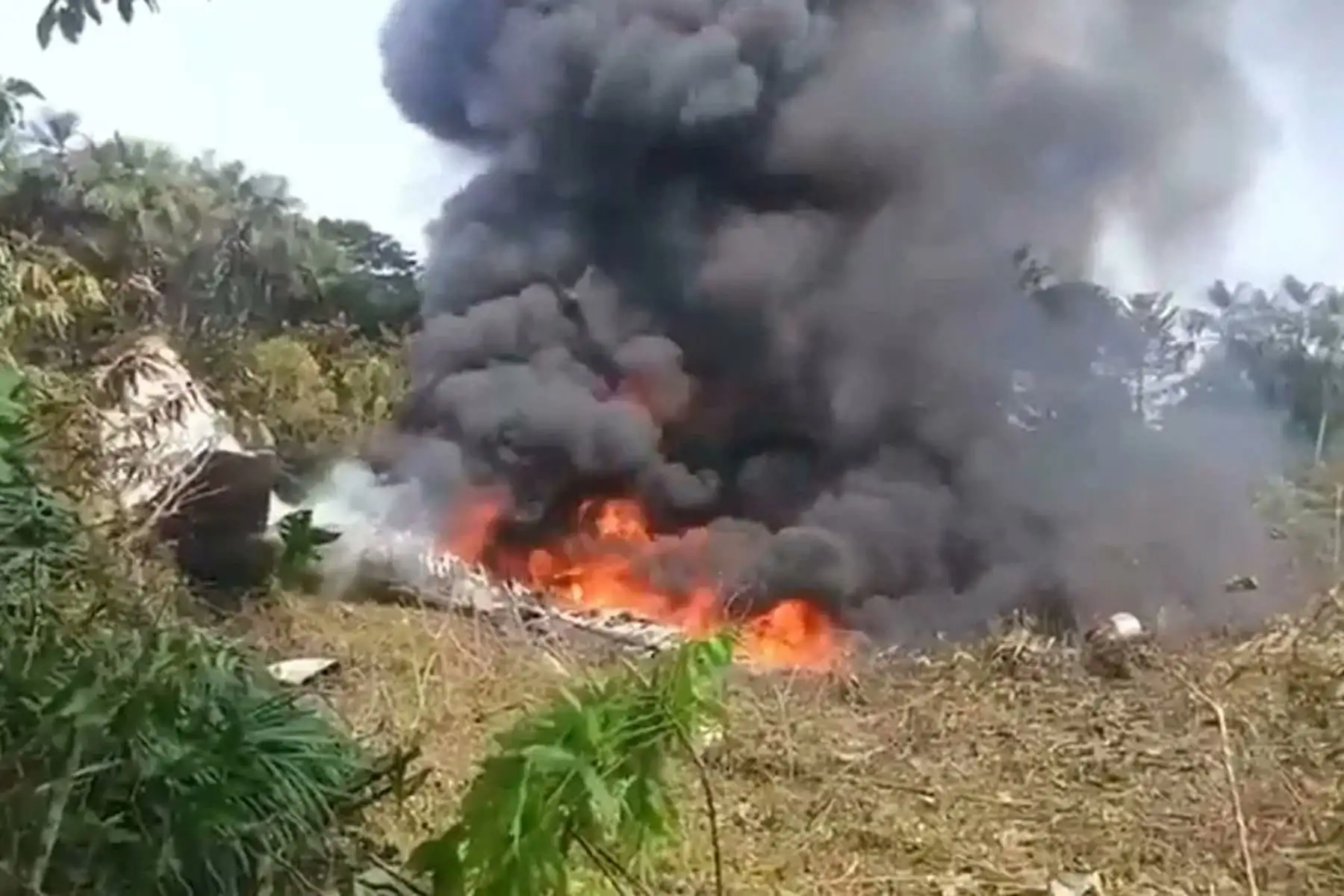 Accidente de avión militar en Putumayo deja incertidumbre sobre número de víctimas