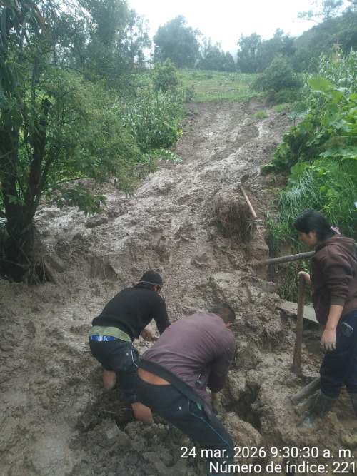 Marambuco en emergencia: Lluvias arrasan decenas de viviendas y cultivos, mientras damnificados esperan ayuda