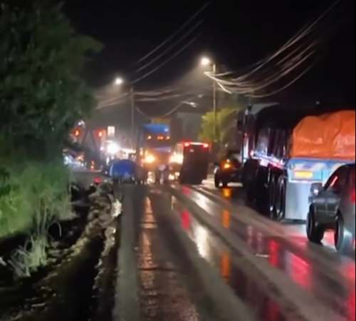 Huaico en Huaracalla vuelve a interrumpir tránsito entre Ambo, Huánuco y Lima