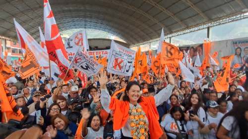 Candidata Keiko Fujimori recorre Huánuco y encabeza mitin junto a postulantes al Congreso