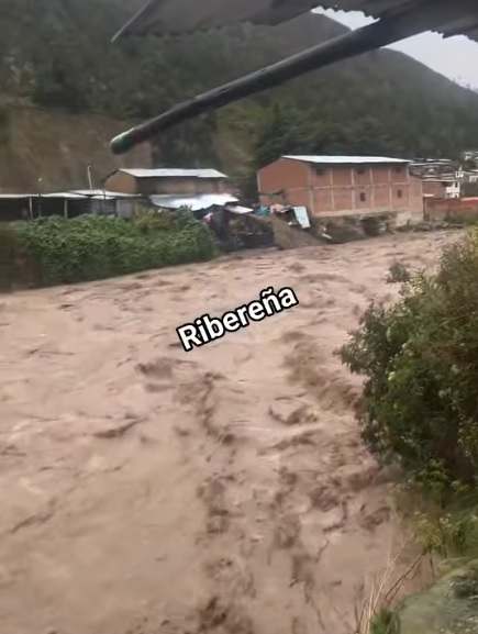 Aumento anormal en río Vizcarra y Orgomayo genera temor de desbordes en provincia Dos de Mayo