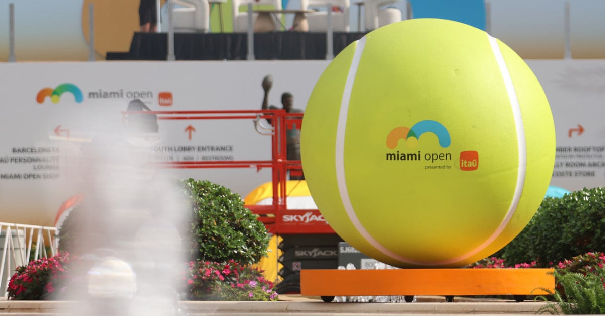Miami: Lluvia desordena el cuadro de tenis