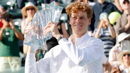 Sinner campeón en Indian Wells dedica victoria a Antonelli de F1