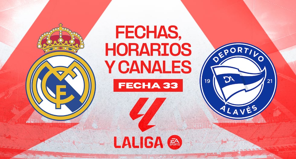 Real Madrid vs Alavés: Horario y canales para ver LaLiga