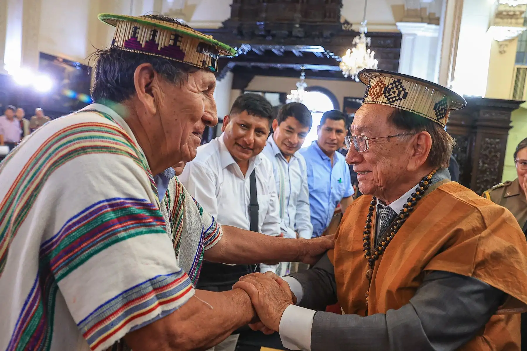 Presidente Balcázar recoge demandas de Pasco, Huánuco y San Juan de Lurigancho en Palacio