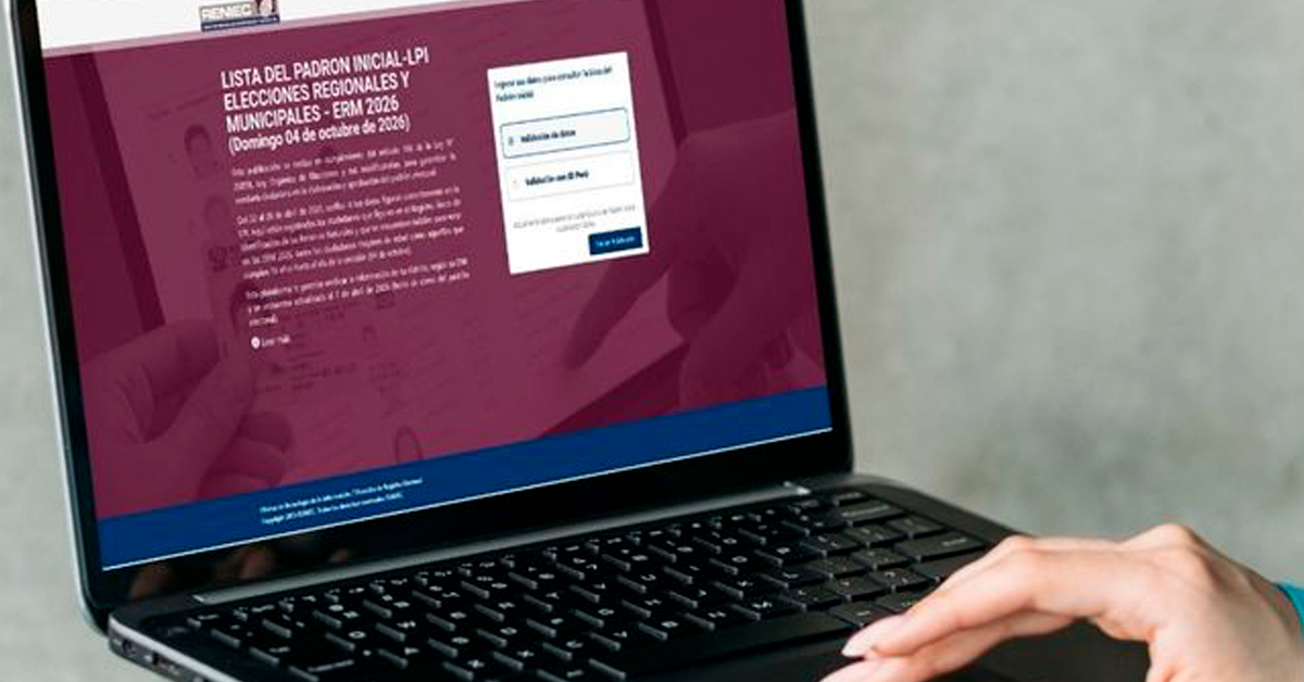 El padrón de elecciones 2026 está disponible para consulta hasta hoy: verifica tus datos