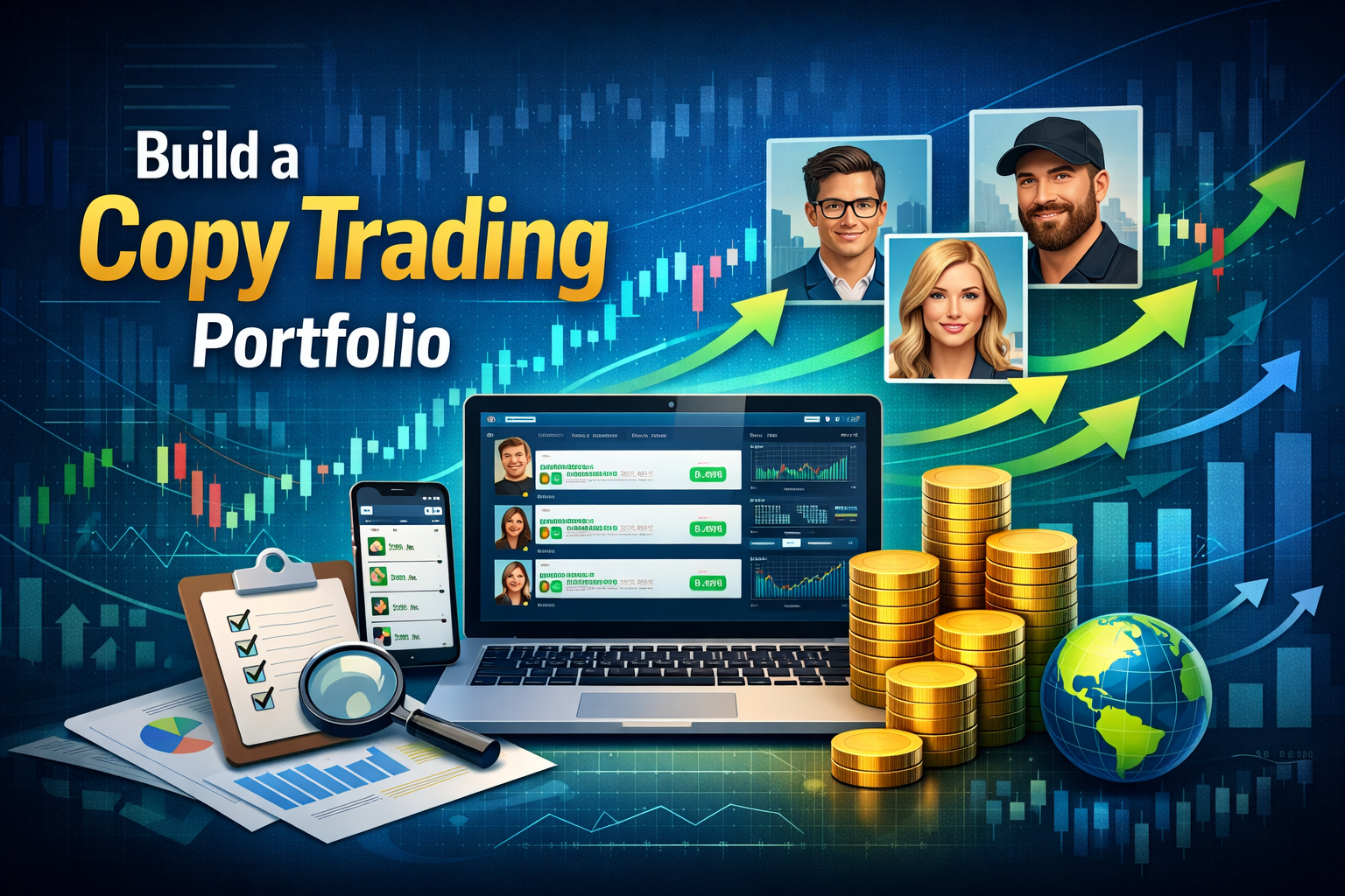 Cómo construir un portafolio de copy trading con múltiples proveedores de señales