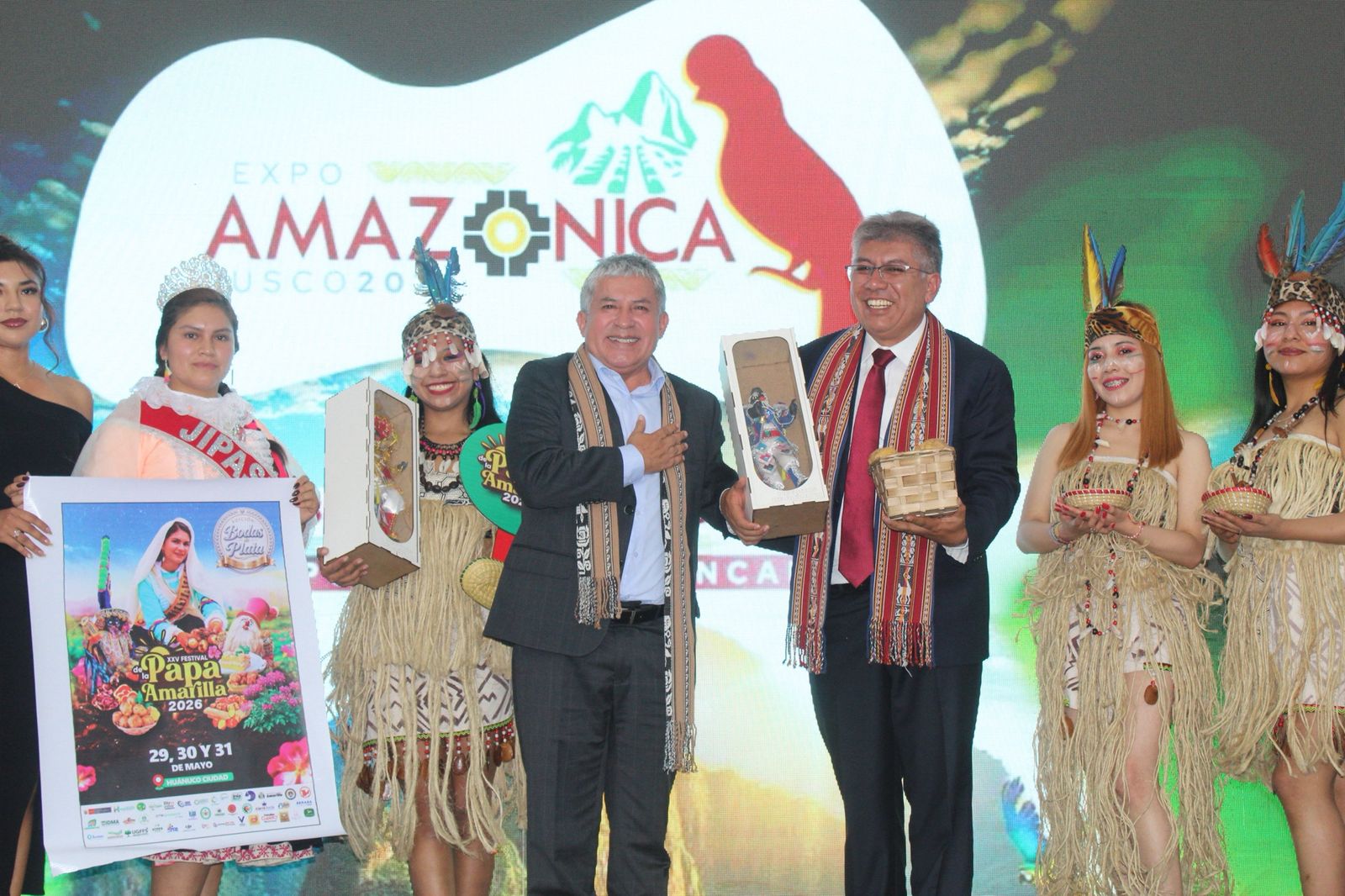Pulgar promociona Festival de la Papa Amarilla en vitrina nacional de la ExpoAmazónica