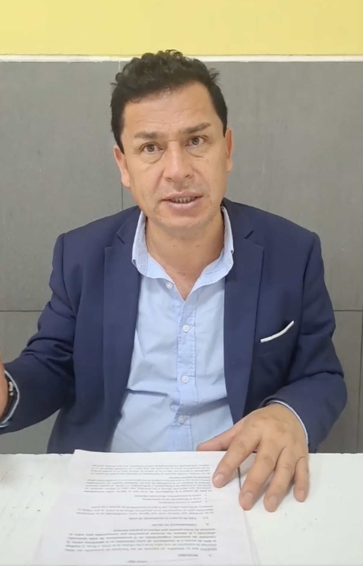 Espinoza denuncia presuntas irregularidades en conteo de actas y exige transparencia electoral