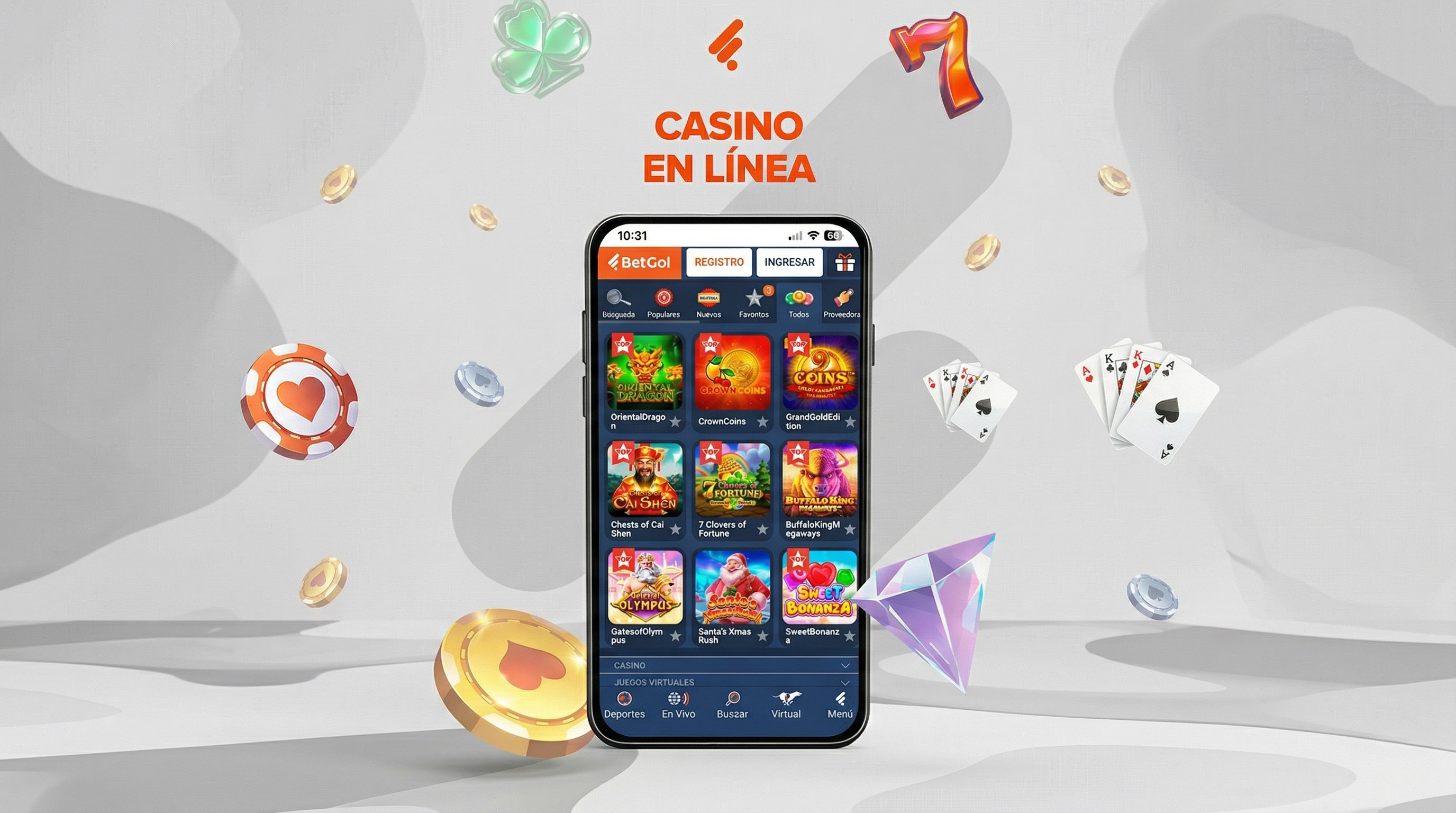 BetGol Casino - Emocionantes Tragamonedas y juegos online en Perú