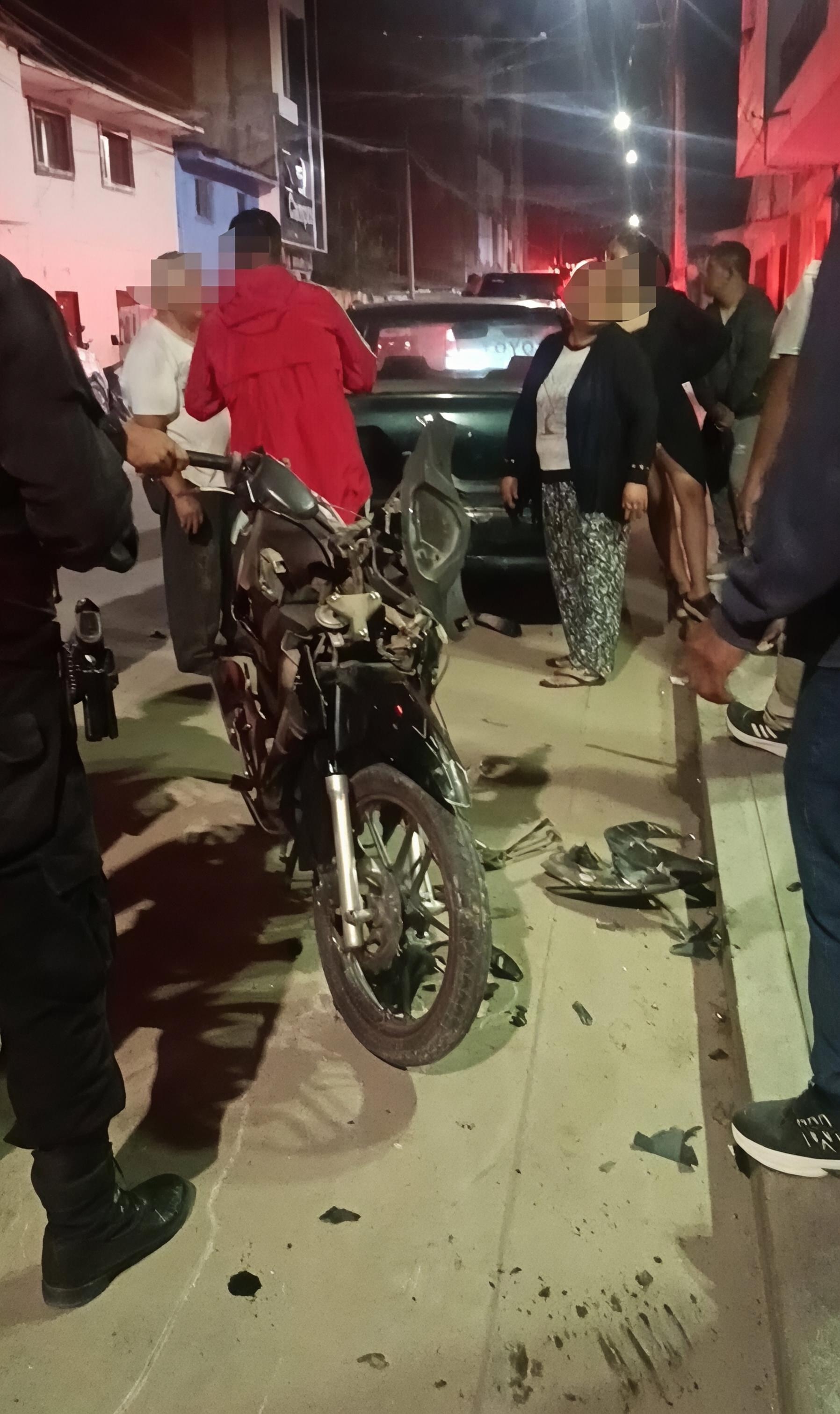 Exfiscal es intervenido tras presunto choque múltiple y fuga en Huánuco