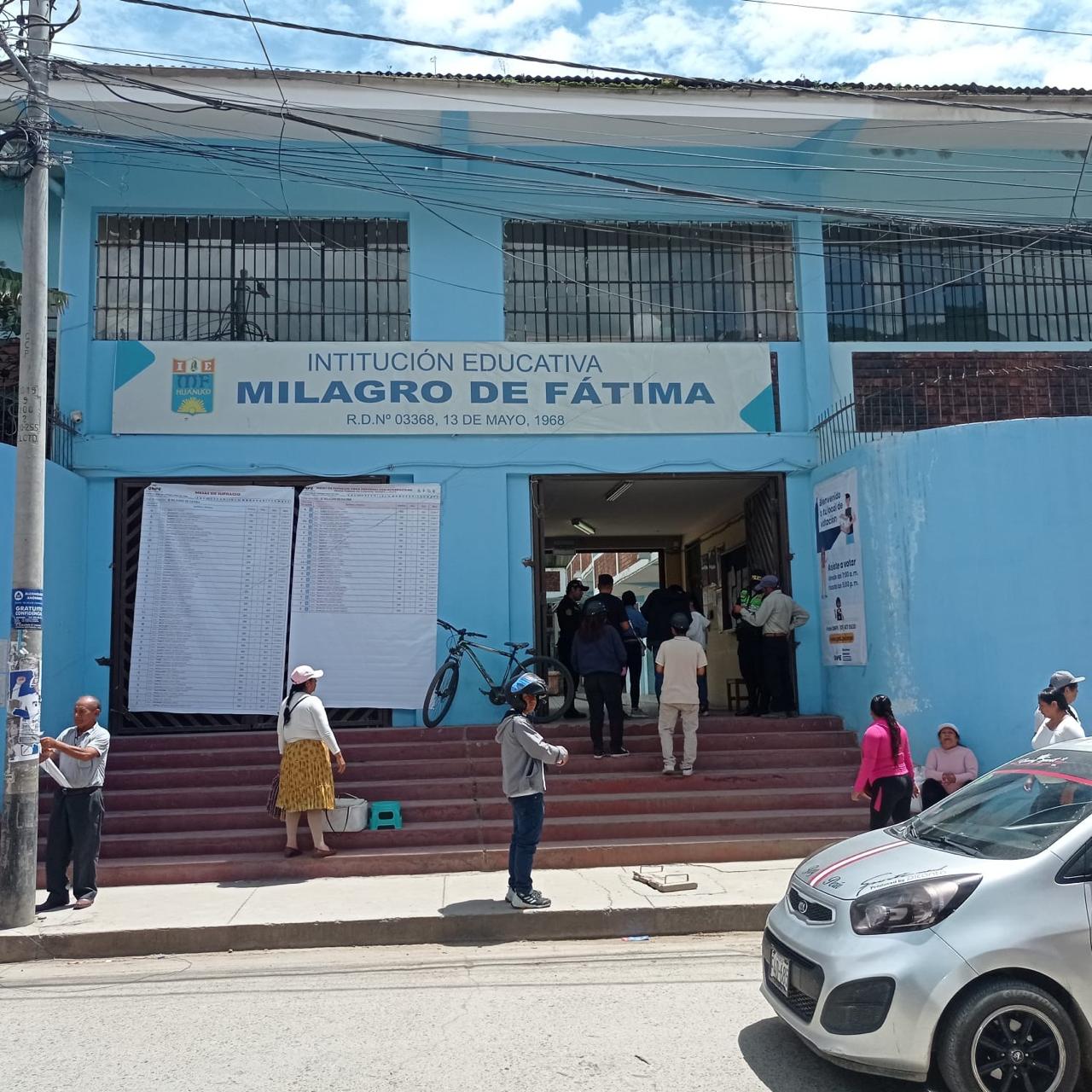 Huánuco, Amarilis, Pillco Marca y Ambo votan sin incidentes en jornada de alta movilización