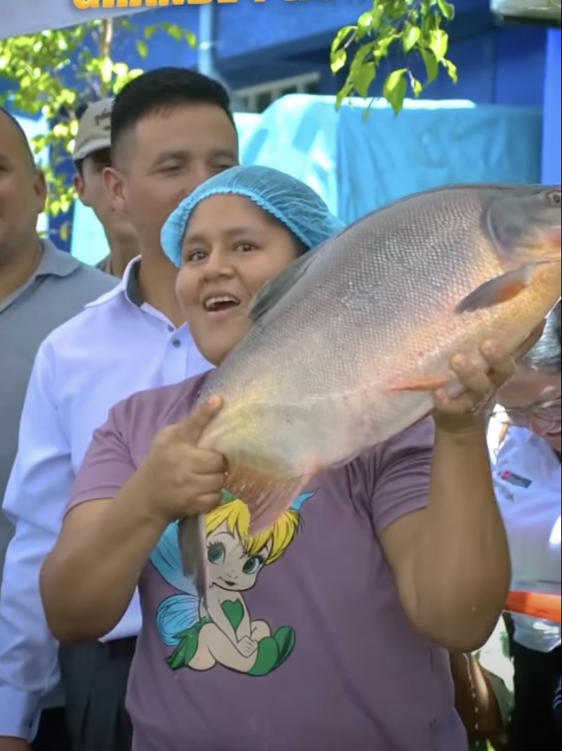 Récord en Tingo María: Feria del pescado vende 16 toneladas y premia paco más grande