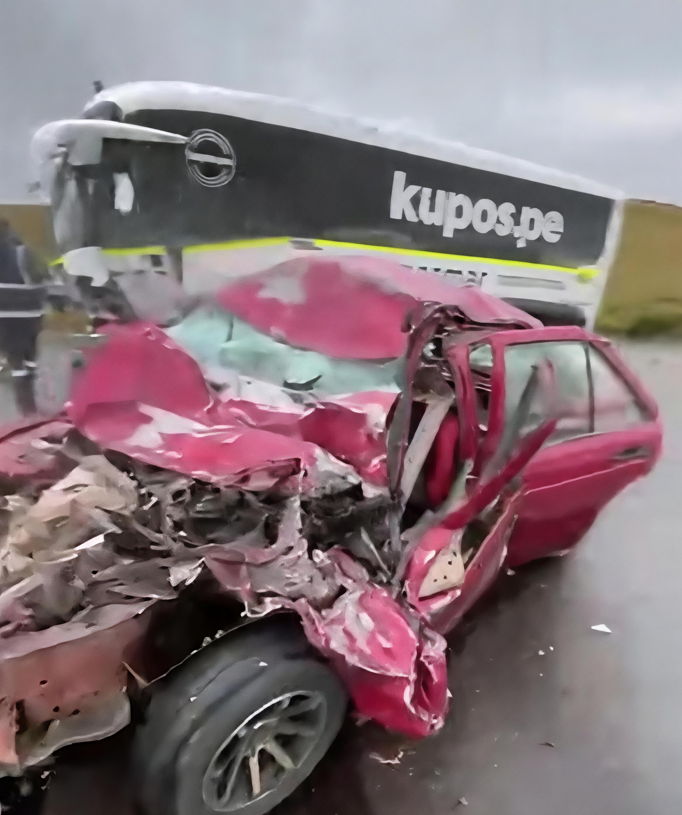 Tres hermanos resultan heridos en choque entre auto y bus en la vía Canta–Huayllay