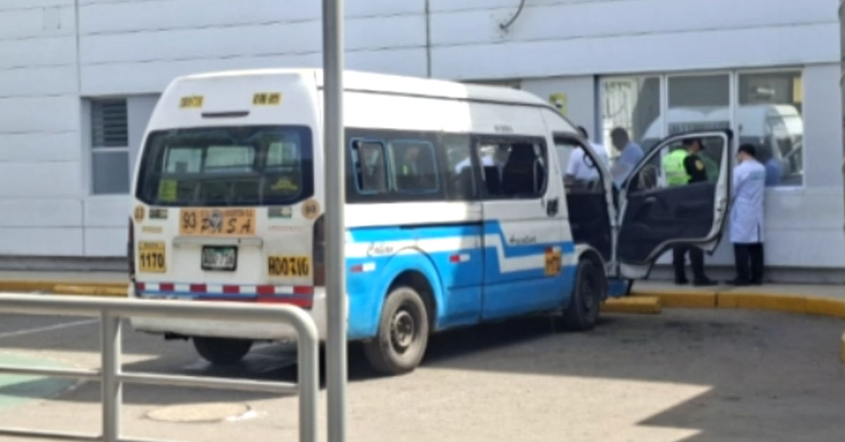 Chofer y cobrador de combi resultan heridos en ataque a balazos en el Callao