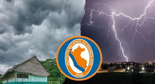 Senamhi alerta lluvias fuertes y descargas eléctricas en nueve regiones de la selva