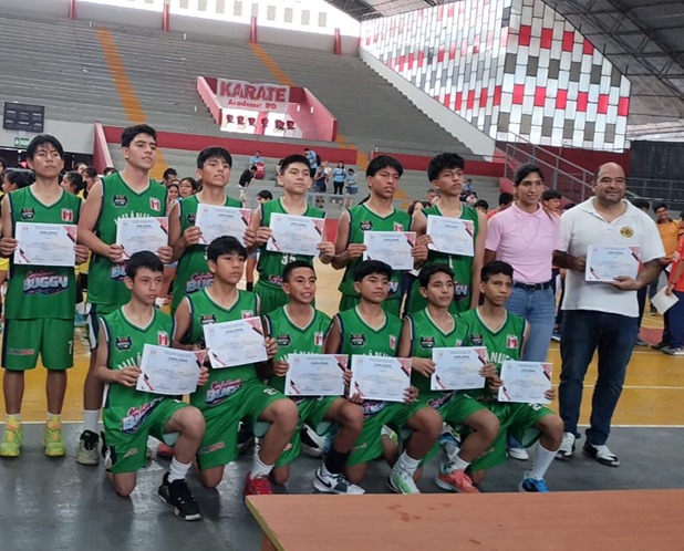Huánuco destaca en básquet U14 en Chiclayo