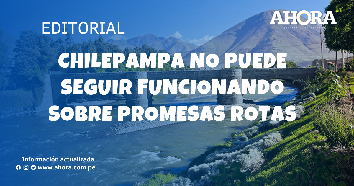Chilepampa no puede seguir funcionando sobre promesas rotas